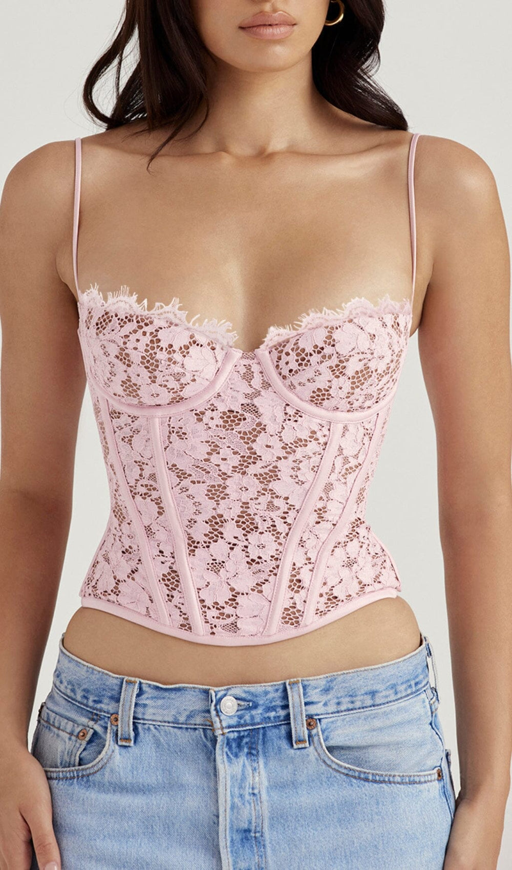 Michelle pink corset