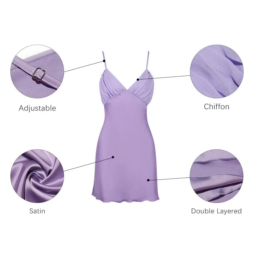 Purple Clara dress